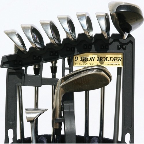 Golf Bag Iron Club Holder Stacker Organizer Holds 9 Irons Above Bag FREE SHIP! eBay