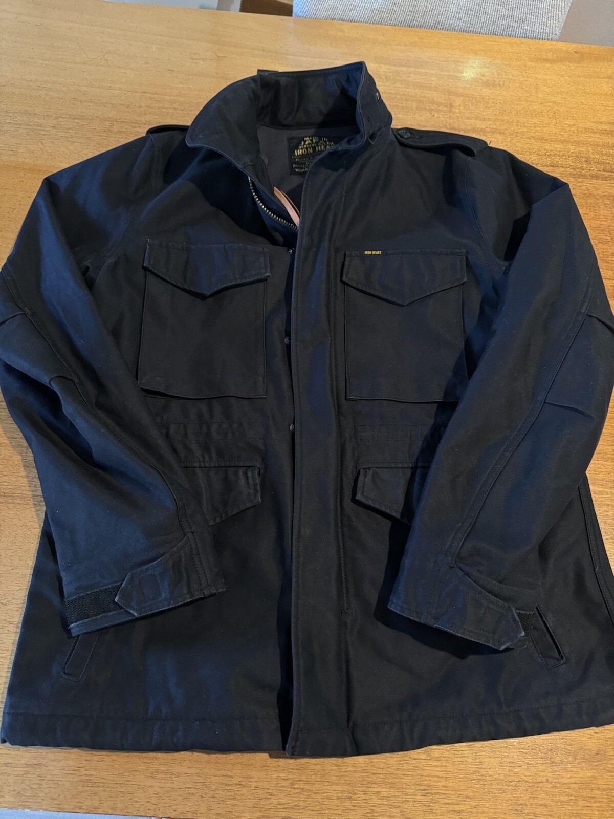 Iron Heart Ventile M65 Field Jacket Black XL Gem