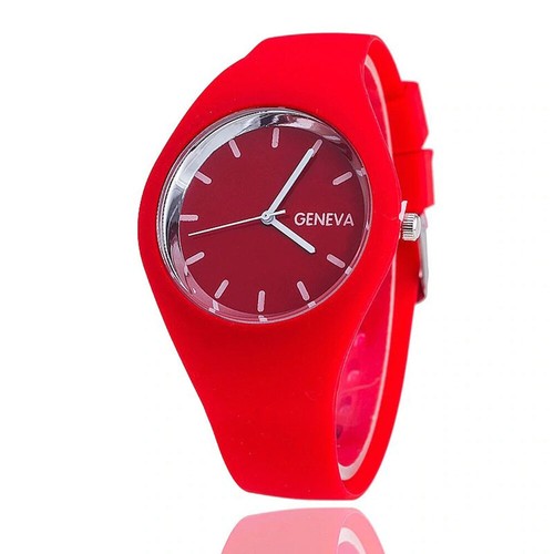 Soft Silicone Women Watch Analogue Quartz Colourful Ladies Wrist Watches Gift - Picture 19 of 23