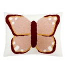 Butterfly Boho Rectangular Throw Pillow, New