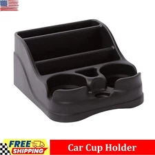 Universal Truck Console Car Cup Holder Floor Drink Storage Auto RV CD Organizer