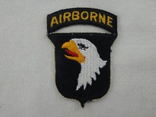 Insigne patch 101st AIRBORNE DIV ORIGINAL US ARMY WWII WW2