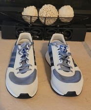 Size 10 Adidas Marathon Tech Clear Light Gray/ Dark Gray  Men's Sneakers