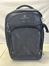 Eagle Creek Tarmac 22" Upright Carry-On Luggage Black Wheeled Suitcase 20428