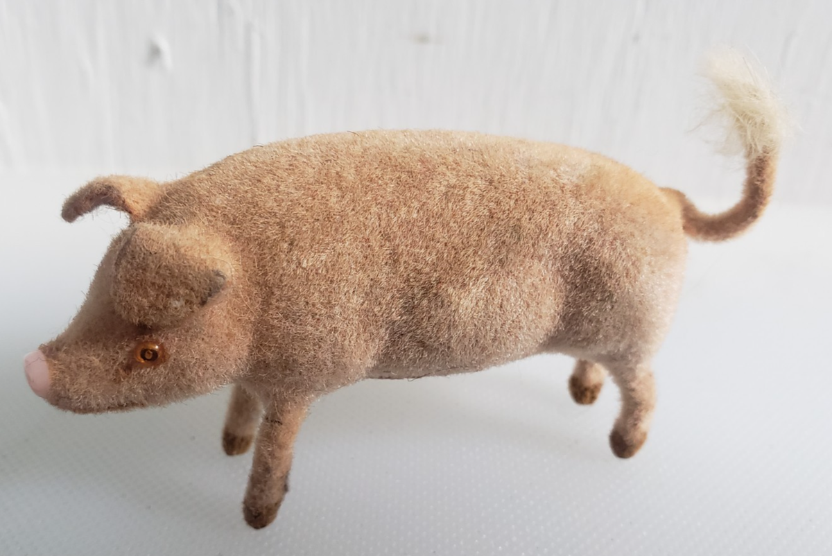 アンティーク ブタ Kunstlerschutz ワグナー 西ドイツ Miniature