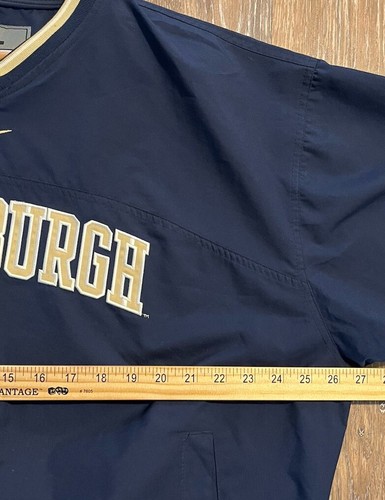 Vintage Nike Mens Pittsburgh Pullover Windbreaker Jacket Navy Pockets Size Large - Picture 8 of 9