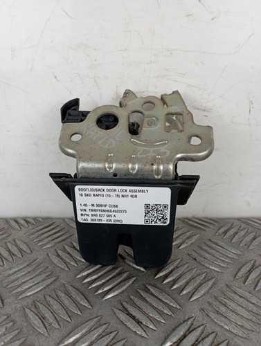 SKODA RAPID NH1 15-19 BOOTLID/BACK DOOR LOCK ASSEMBLY 8R0 827 505 A