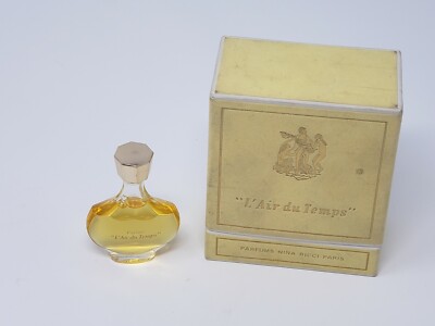 Vintage L'Air du Temps Nina Ricci Mini Perfume Parfum 7.5 ml 1/4
