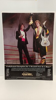 KRAMER GUITARS EDDIE VAN HALEN FLOYD ROSE    11x8 - PRINT AD.  n1