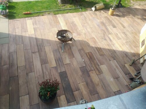 Bringen Terrassendielen Holzoptik Terrassen Gehweg Beton Platten kein WPC Holz . - Bild 15 von 24