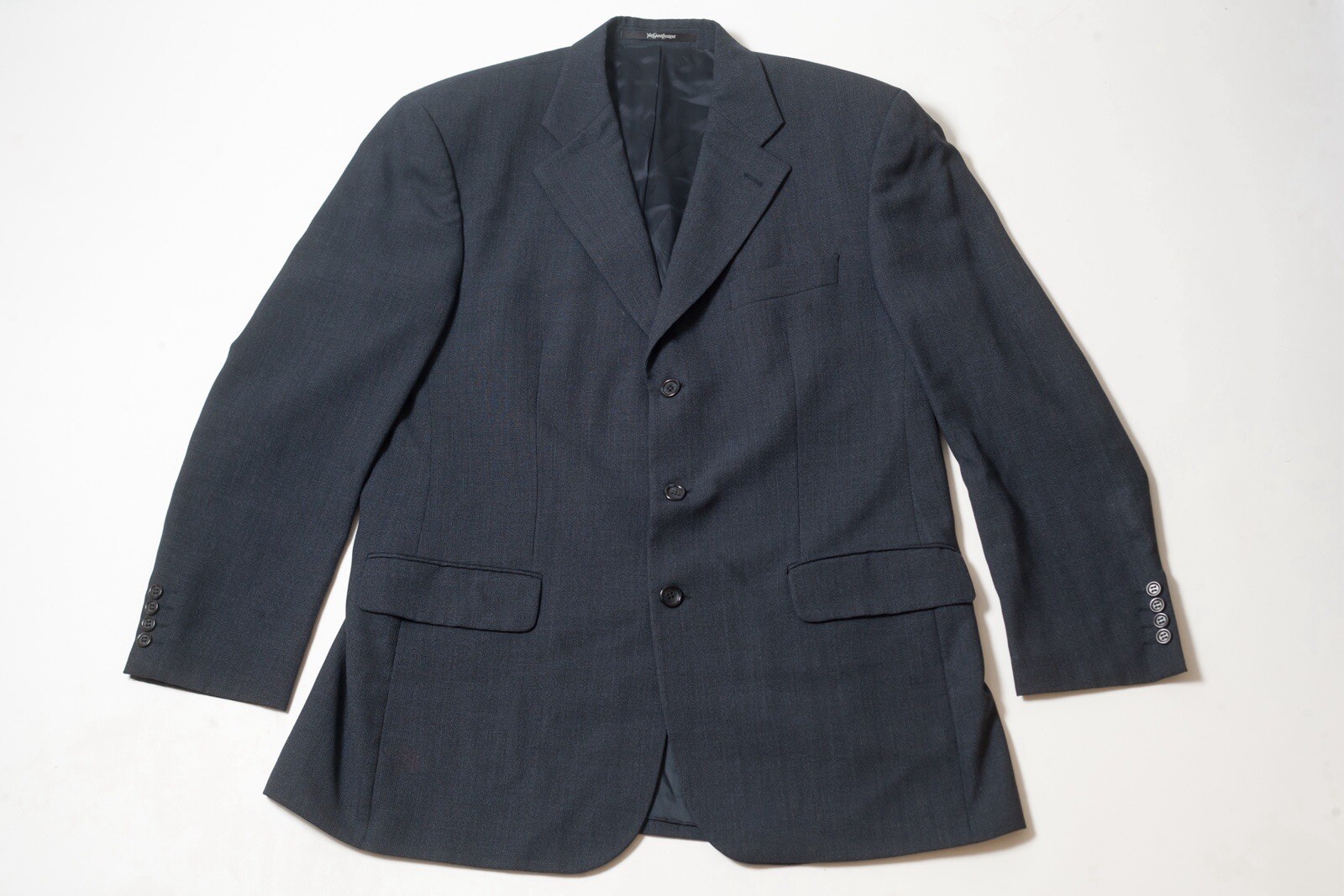 Tuta Yves Saint Laurent vintage 3 pezzi lana uomo taglia 52