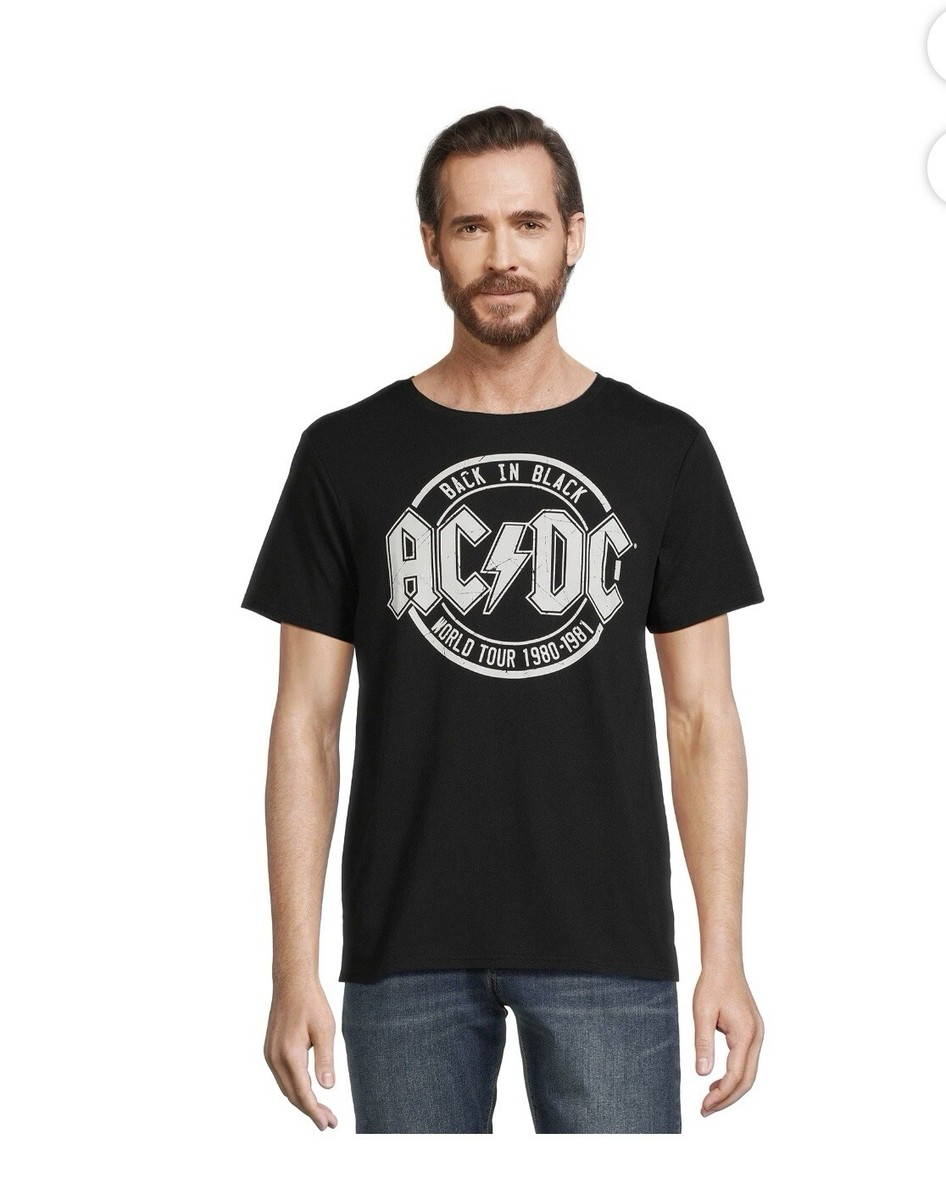 AC/DC Men's Back In Black T-shirt Black