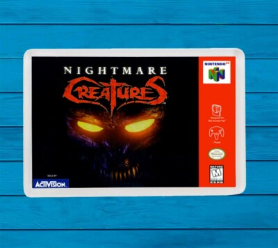 Nightmare Creatures Nintendo 64 Fridge Magnet Kühlschrankmagnet Kühlschrank