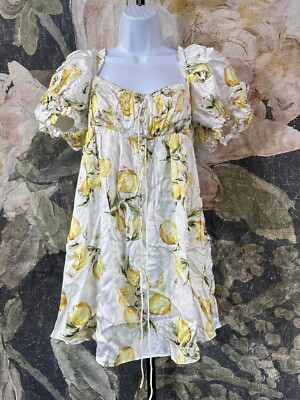 for love and lemons serafine mini dress For Love & Lemons Serafina Mini Dress - Yellow