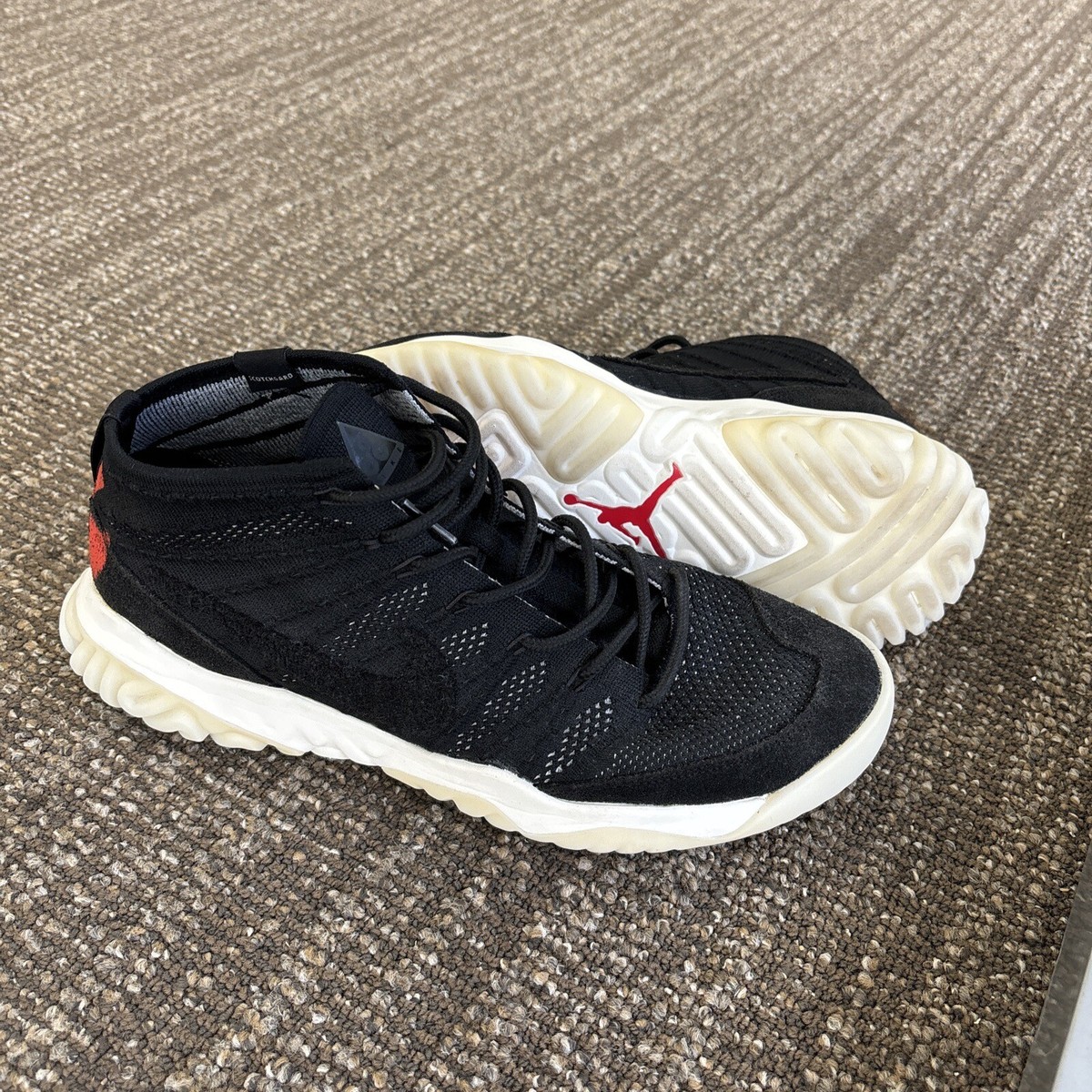 Nike ACG Flyknit Trainer Chukka SFB Black Sz 728656-002 2014