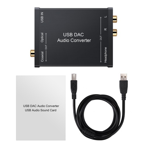1 Pcs USB DAC Audio Converter 3.5mm Stereo Durable For Windows XP For Mac OS - X - Picture 8 of 12