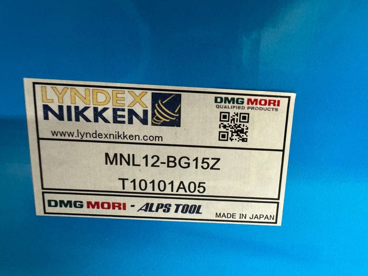 ミストラルビット 2) New LYNDEX/ALPS MNL12-BG15Z DMG Mori Static T10101 Z-axis