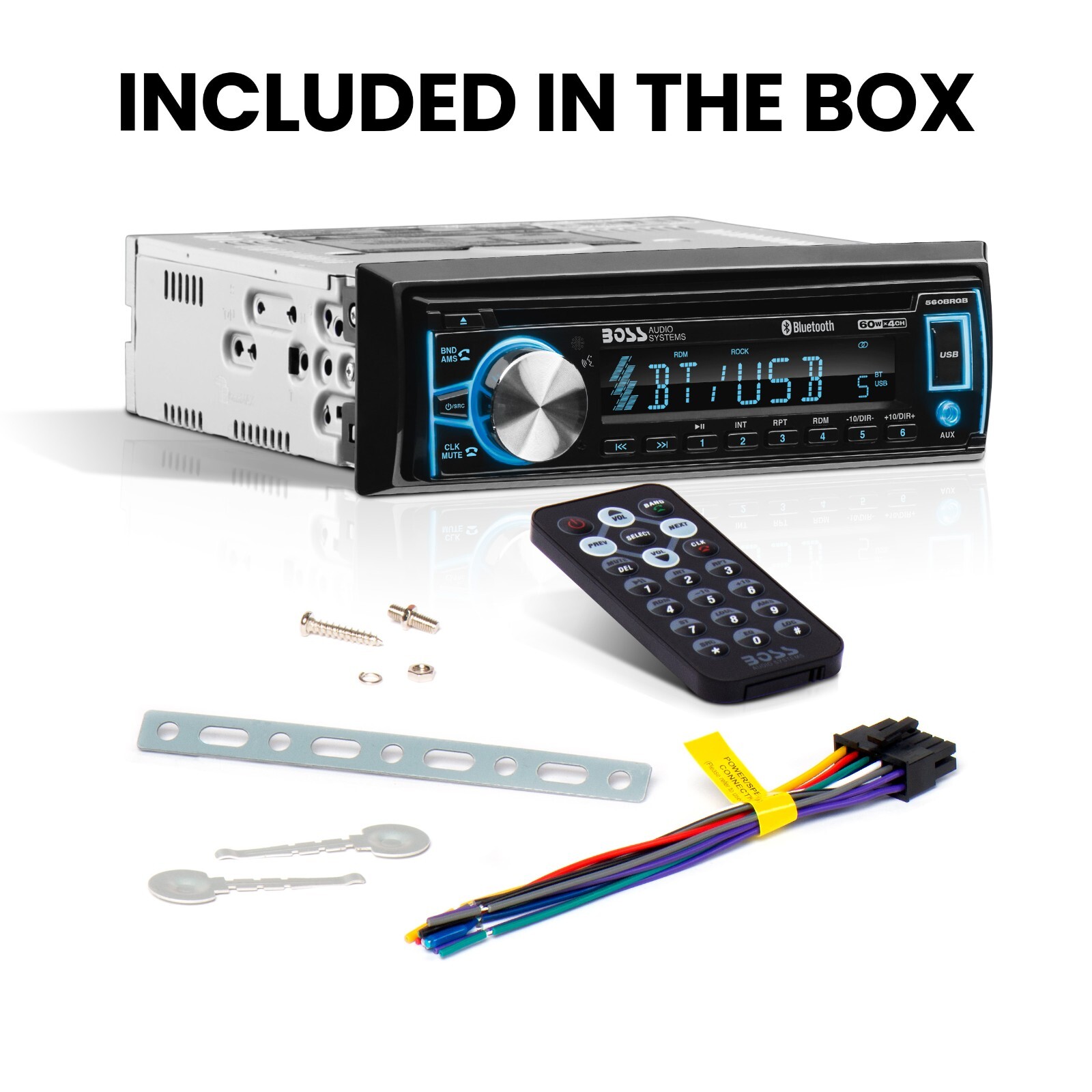 BOSS Audio Systems Elite Series 560BRGB Car Stereo Bluetooth, CD, USB