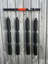 2x Aluminium Bottle Curtain Can Agitation Training Bite Protection Sport Psa Dog