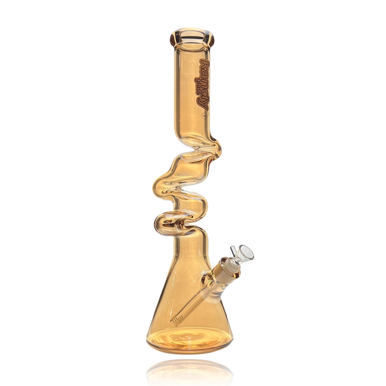 Kandy Glass Water Pipe 16" Beaker Base W/giant Heavy Glass Water Pipe