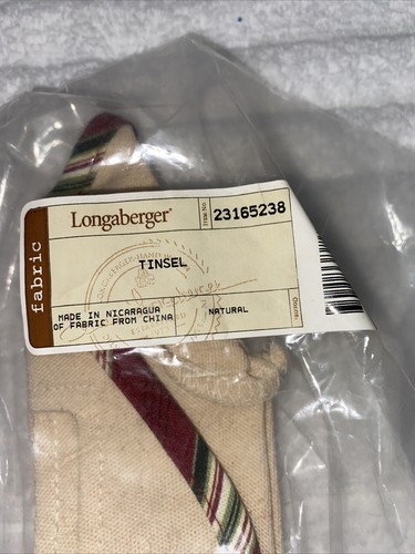 Longaberger Tinsel Liner Natural #23165238 - Imagen 2 de 4