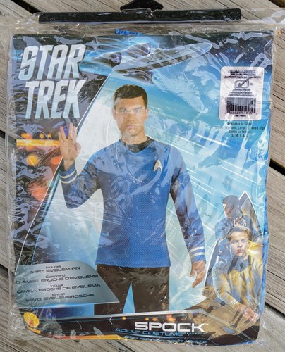 Rubie's Star Trek Men's Spock Costume Sz Small (34 - 36) NEW - Picture 2 of 3