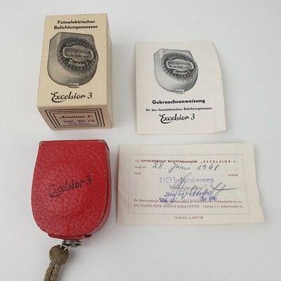 Excelsior 3 - Fotoelektrischer Belichtungsmesser mit OVP