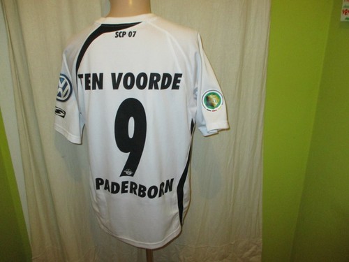 SC Paderborn saller DFB-Pokal Matchworn Trikot 2013/14 + Nr.9 Ten Voorde Gr.M - 第 1/6 張圖片