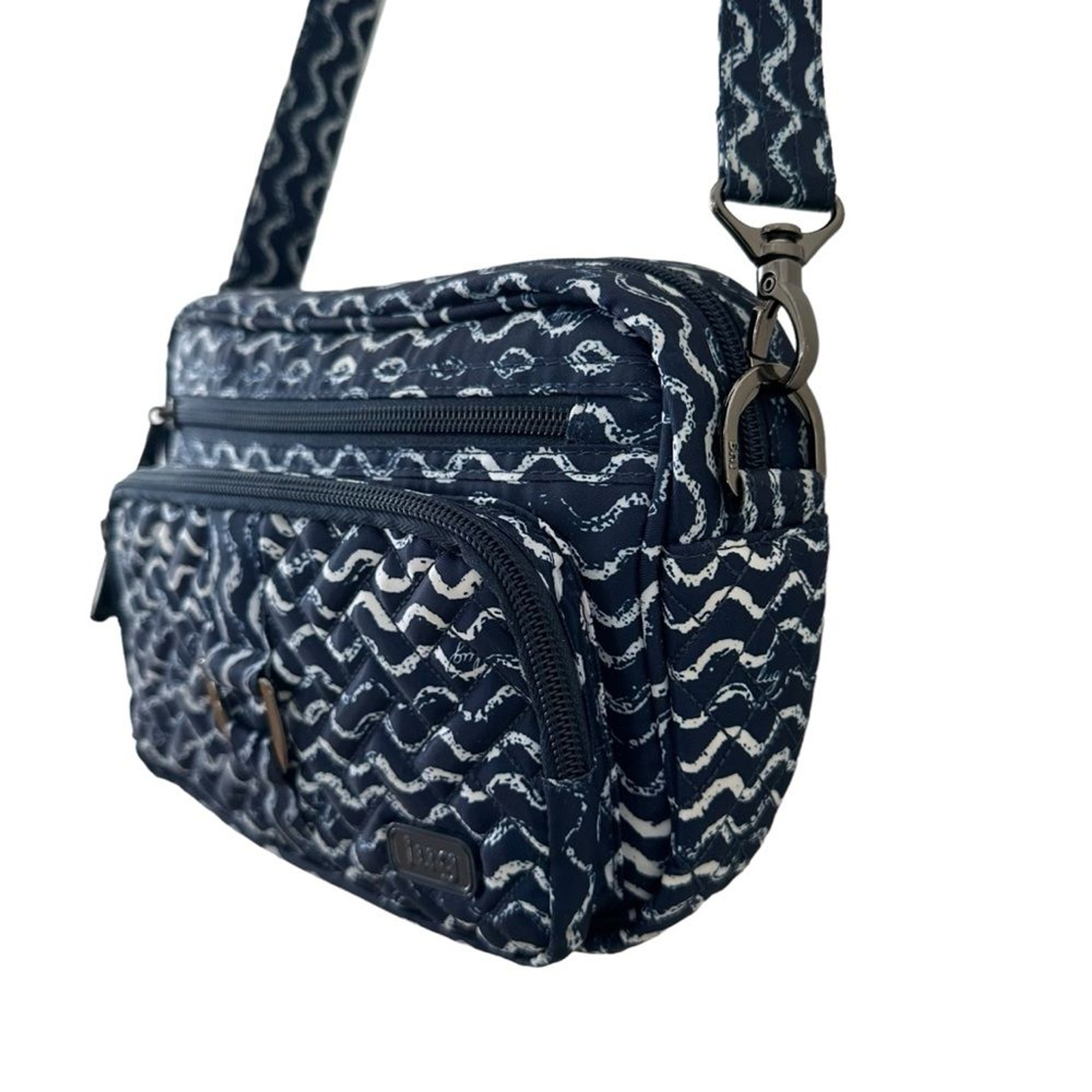 Lug Convertible RFID Crossbody and Belt Bag Wavy Na… Gem