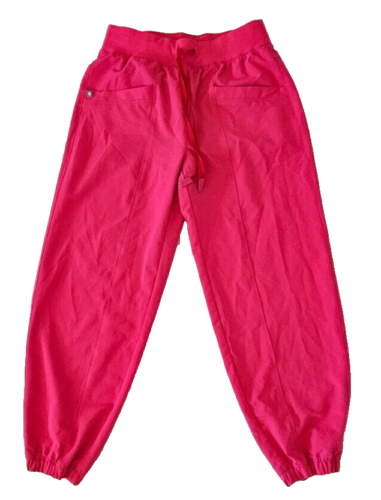 Women's Figs Medical Scrubs Hot Pink Joggers T1001064 Size M Po#5993