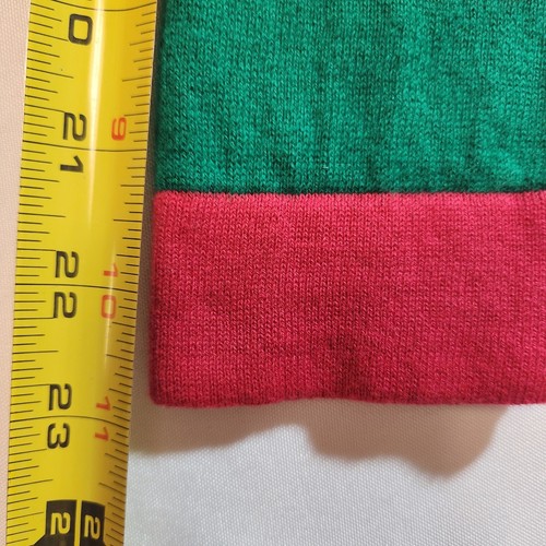 Nouveaux Womens Sweater Size Medium Green Christmas Elf Buttons Belt Long Sleeve - Picture 15 of 19