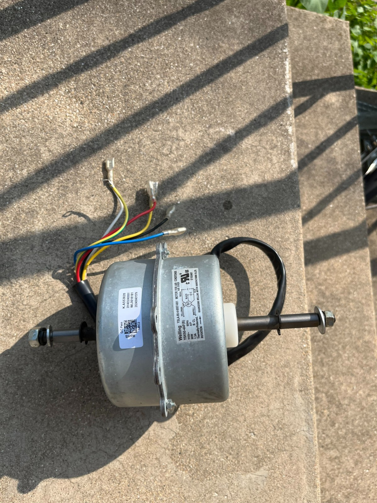 Welling Fan Motor YSK904AF (B) YSLA9040007001 90w 115v for Air