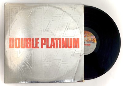 KISS DOUBLE PLATINUM 1978 2LP VG+ Vinyl Record Early Press