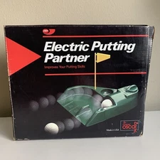 Electric Putting Partner Golf Ball Launcher & Return with Box Vtg Practice