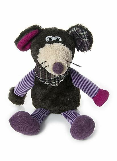 Mousehouse 31cm Cuddly Mouse Soft Toy with Neckerchief and Soft Whiskers