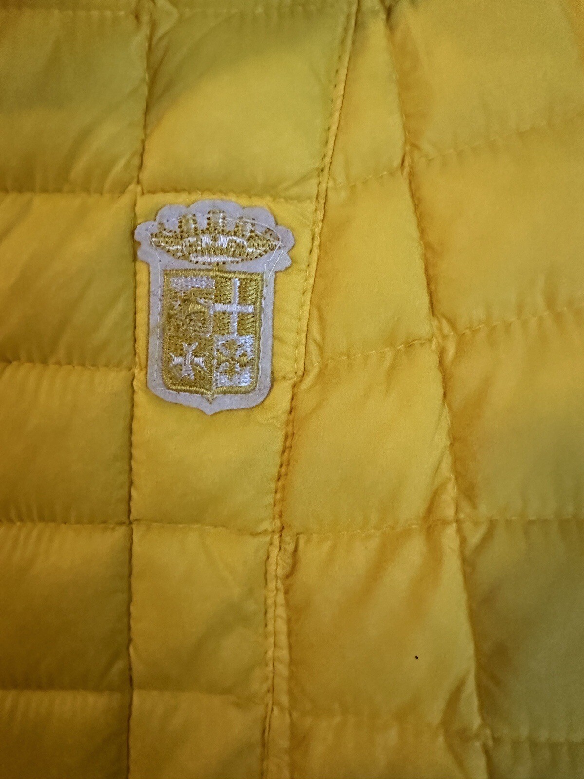 Marina Militare Puffer Women's Vest Yellow size Med Down Filled eBay