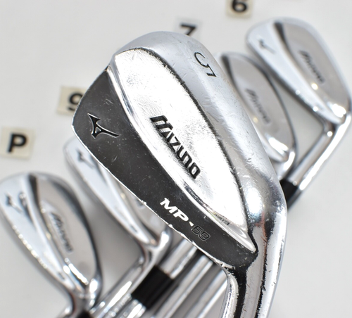 Mizuno MP-69 Forged 6p 5-6-7-8-9-Pw RH Golf Iron Set Stiff DG S200 Clubs MP69 - Picture 3 of 21