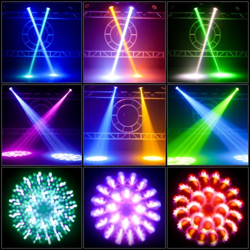 230W 7R Beam Bulb Gobo 8+16 Prism Moving Head DMX LED Stage Light Disco dj Show - Picture 2 of 18