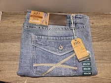 mens TK Axel slim boot stretch jeans 40x30 nwt medium faded