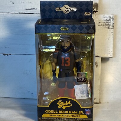 FUNKO GOLD 5'' NFL: Browns - Odell Beckham Jr CHASE RARE SPORTS FIGURE MIP
