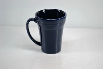 LATTE bistro MUG CUP cobalt blue FIESTA WARE 18 OZ new