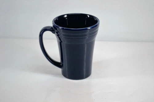 LATTE bistro MUG CUP cobalt blue FIESTA WARE 18 OZ new