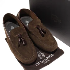 Di Bianco NWB Benzoni Suede Drivers / Loafers Size 9 US In Militare Brown