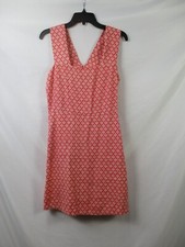 Gap Dress Womens 10P Petite Pink Sheath Square Neck Sleeveless Midi Linen