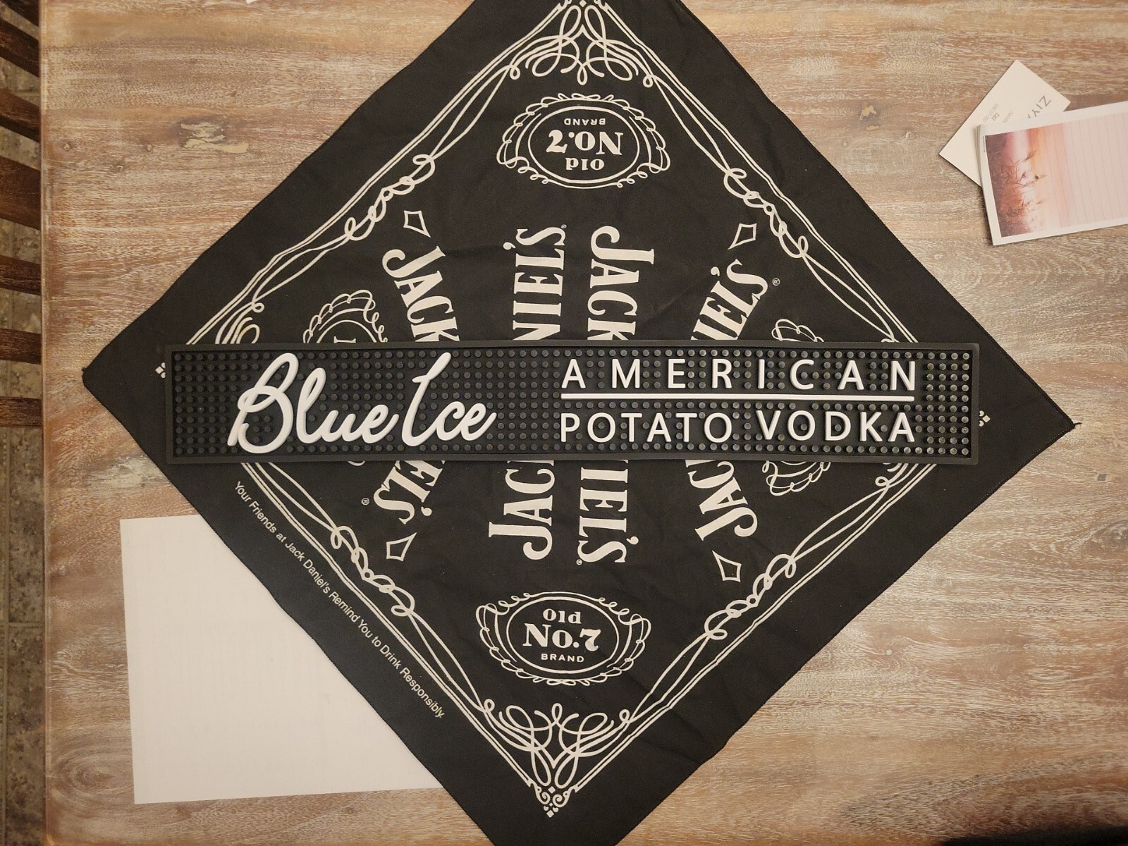 "Estera de bar de vodka BlueIce American Potato 3,25"" X 22,5"""