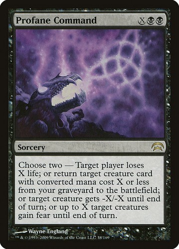 PROFANE COMMAND mtg NM Planechase Rare