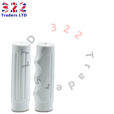 Raleigh Chopper MK1/MK2 Reproduction White Black Handlebar Grips