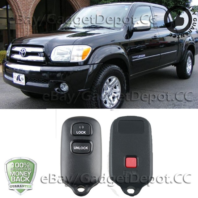 Fit 2004 2005 2006 Toyota Tundra Car Key Fob Remote Keyless Entry