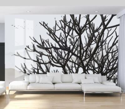 3D Black Branches 47882NA Wallpaper Wall Murals Removable Wallpaper Fay