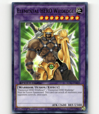 Yugioh Elemental HERO Wildedge - Speed Duel GX: Midterm Destruction